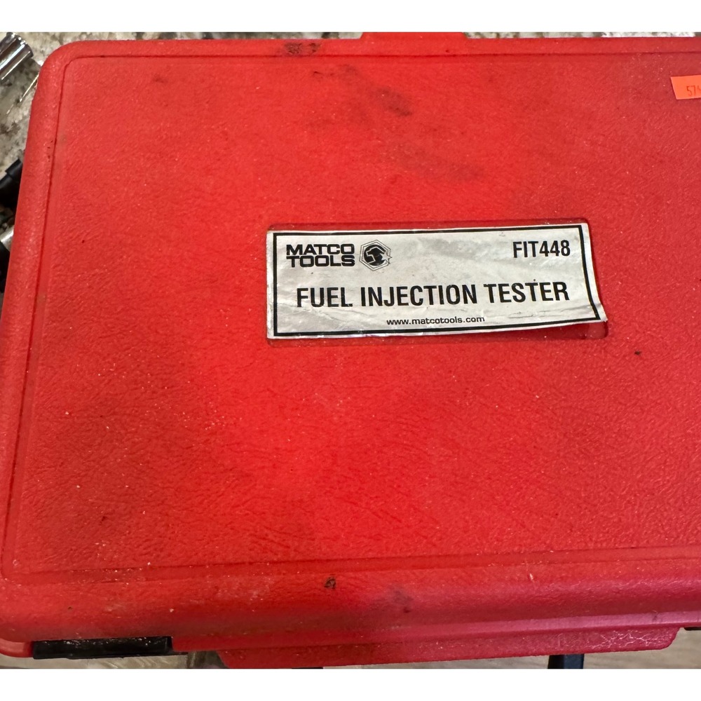 Matco Tools FIT448 Fuel Injection Tester Kit with Pressure Gauge and Adapters